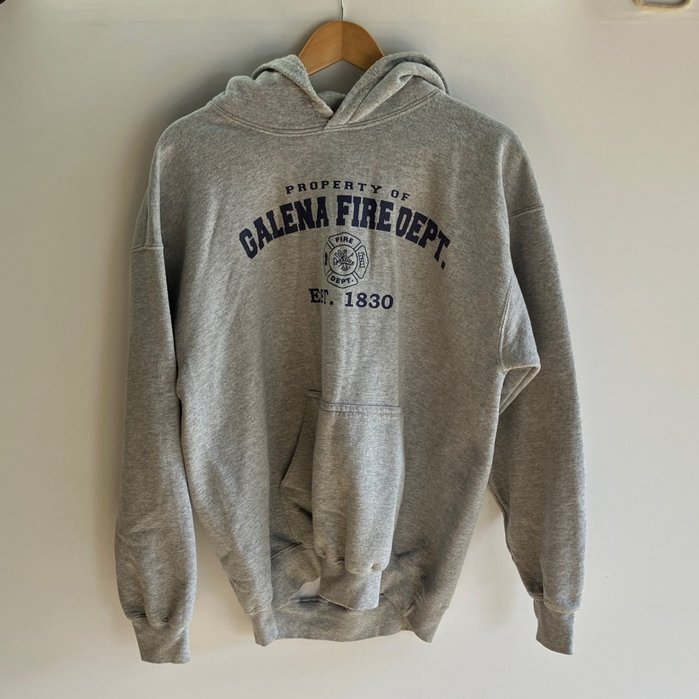 Galena Fire Dept. Gray Hoodie